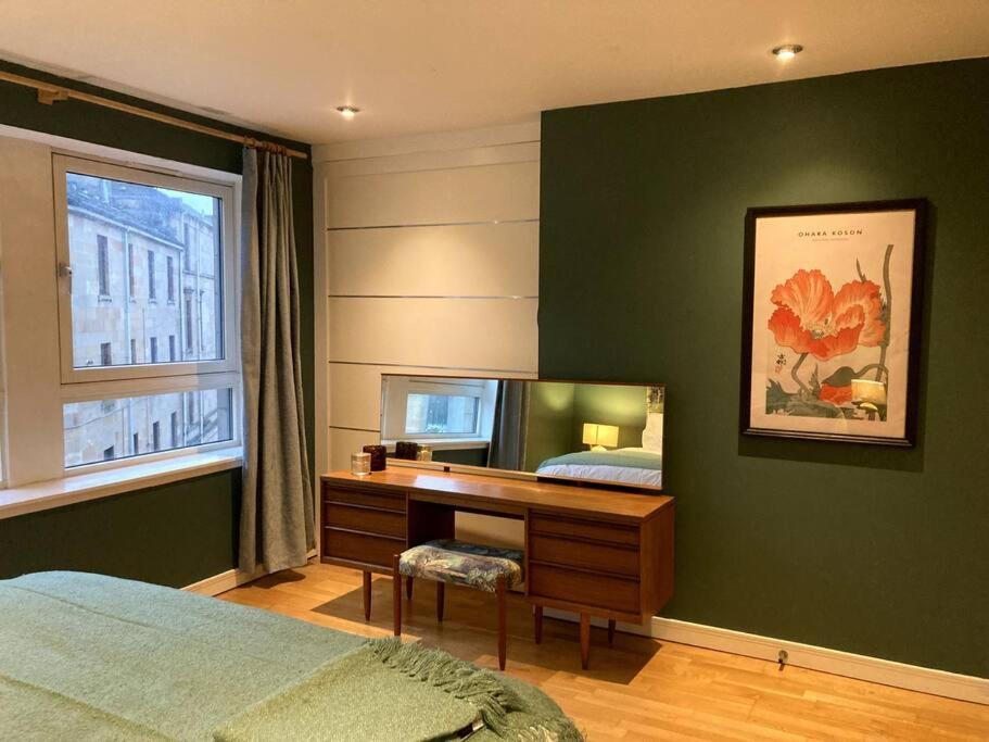 Stylish 2 Bed Accessible Flat Perfect Location Glasgow Exterior photo